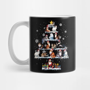 Cat Christmas Tree Mug